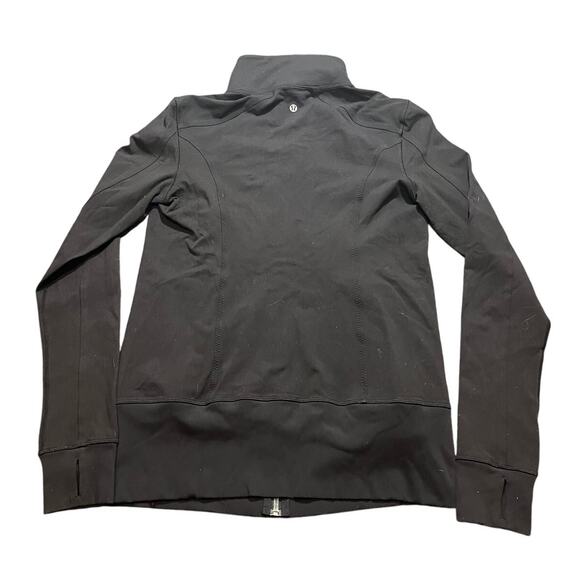 Lululemon Black Multicolor Asana Jacket Y2K Color Block Womens Size 12 - Picture 6 of 9